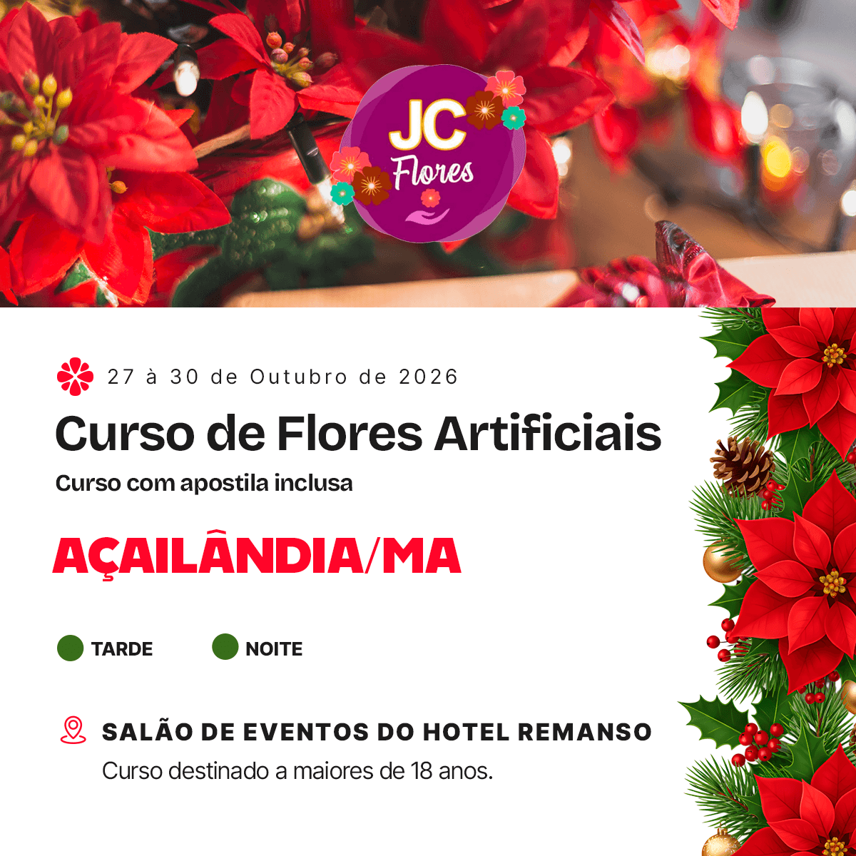 Curso de Flores em Açailândia - MA